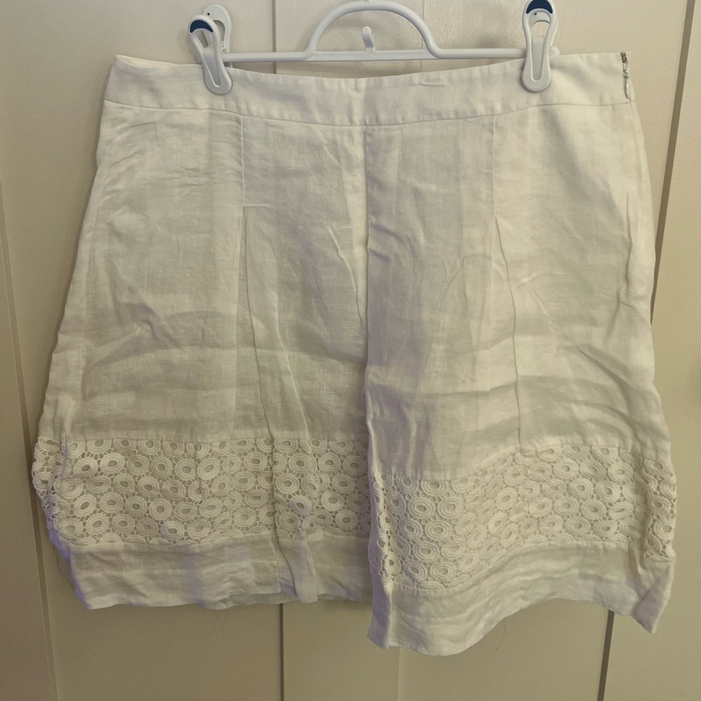 Loft crochet detail skirt